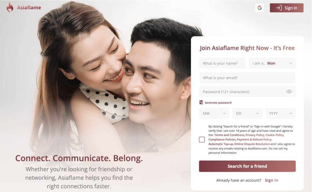 AsiaFlames Website